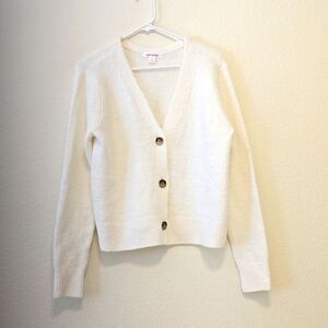 white joe fresh cardigan, never worn!